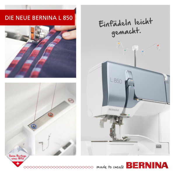 BERNINA L850 mit Lufteinfädler