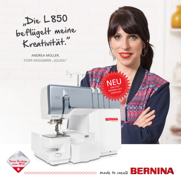 BERNINA L850 mit Lufteinfädler